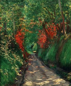 Allée sous bois - Gustave Caillebotte